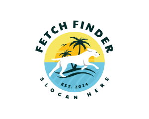 Beach Dog Resort logo design