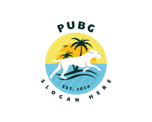 Pet - Beach Dog Resort logo design