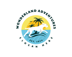 Beach Dog Resort logo design