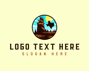 Tourism - Mountain Adventure Texas logo design