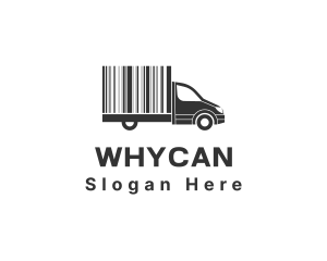 Home Delivery - Delivery Truck Barcode logo design