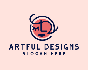 Makeup Fashion Stylist  logo design