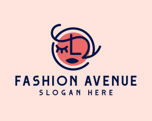 Makeup Fashion Stylist  logo design