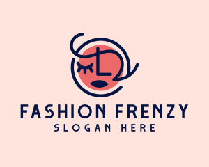 Makeup Fashion Stylist  logo design