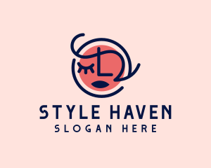 Makeup Fashion Stylist  logo design