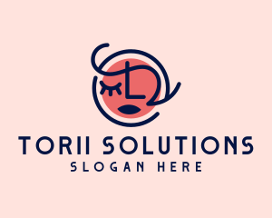 Makeup Fashion Stylist  logo design