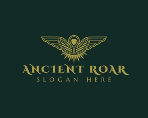 Egyptian Ancient Wings logo design