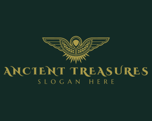 Egyptian Ancient Wings logo design