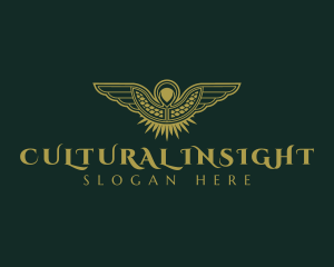 Egyptian Ancient Wings logo design