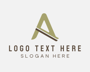 Investor - Generic Modern Line LetterA logo design