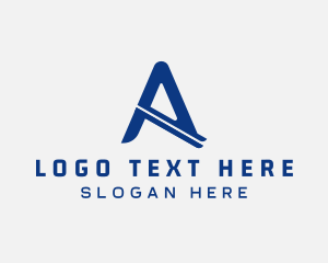 Studio - Generic Modern Line LetterA logo design