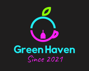 Cooler - Neon Fruit Tea logo design
