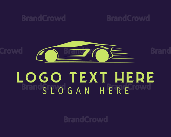 Sports Car Racer Logo