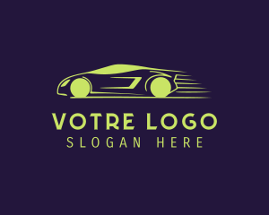 Sports Car Racer Logo