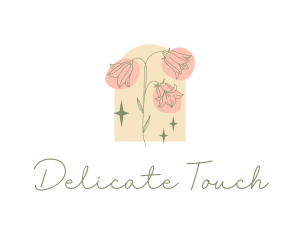 Dainty - Dainty Sparkly Flower logo design