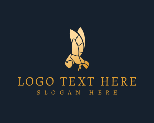 Flying - Flying Luxury Owl logo design