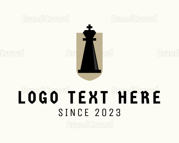 Chess Piece King Logo