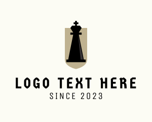 Trainer - Chess Piece King logo design