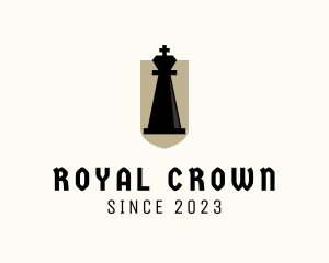 King - Chess Piece King logo design