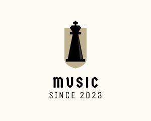 Chess Piece King  logo design