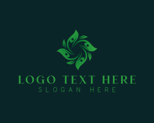 Outsourcing - Leaf People Community logo design