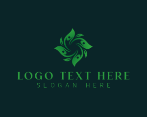 Herbal - Leaf People Community logo design