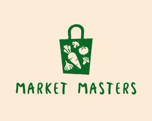 Vegetable Market Bag logo design