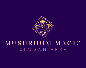 Mushroom - Mystical Mushroom Fungus logo design
