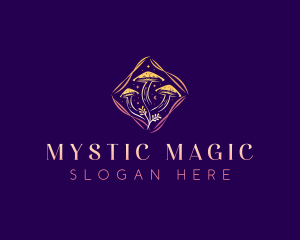 Mystical Mushroom Fungus logo design