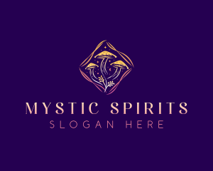 Mystical Mushroom Fungus logo design