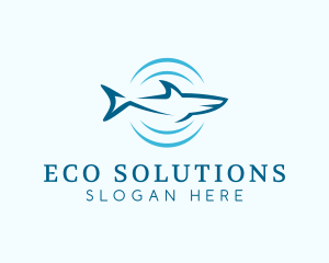 Conservation - Shark Hunting Sonar logo design