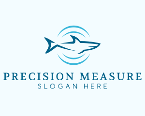 Shark Hunting Sonar logo design