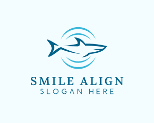 Shark Hunting Sonar logo design