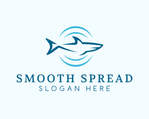 Shark Hunting Sonar logo design