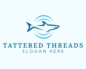 Shark Hunting Sonar logo design