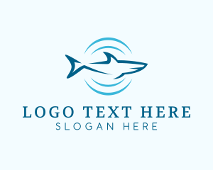 Conservation - Shark Hunting Sonar logo design