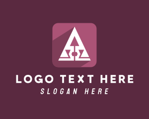 Tech App Letter A Logo