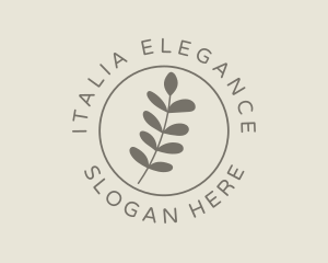 Elegant Garden Leaf  logo design