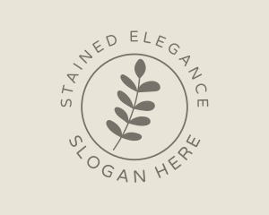 Elegant Garden Leaf  logo design