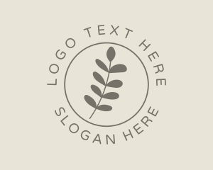 Elegant Garden Leaf  Logo