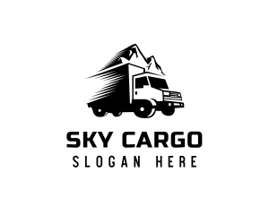 Fast Truck Mountain logo design