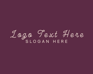 Cursive - Feminine Cursive Cosmetics logo design