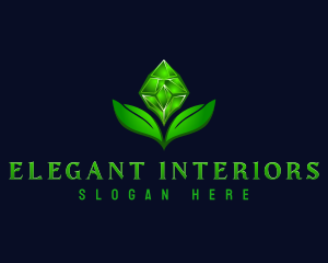 Elegant Flower Plant logo design