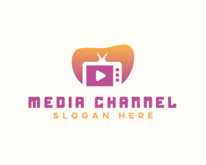 Channel - TV Channel Video Media logo design