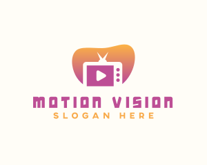 Video - TV Channel Video Media logo design