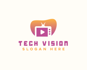 Tv - TV Channel Video Media logo design