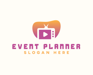 Player - TV Channel Video Media logo design