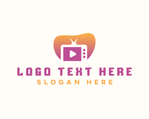 Video - TV Channel Video Media logo design