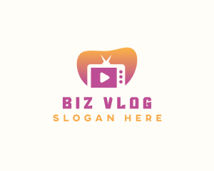 TV Channel Video Media logo design