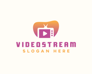 Youtube - TV Channel Video Media logo design